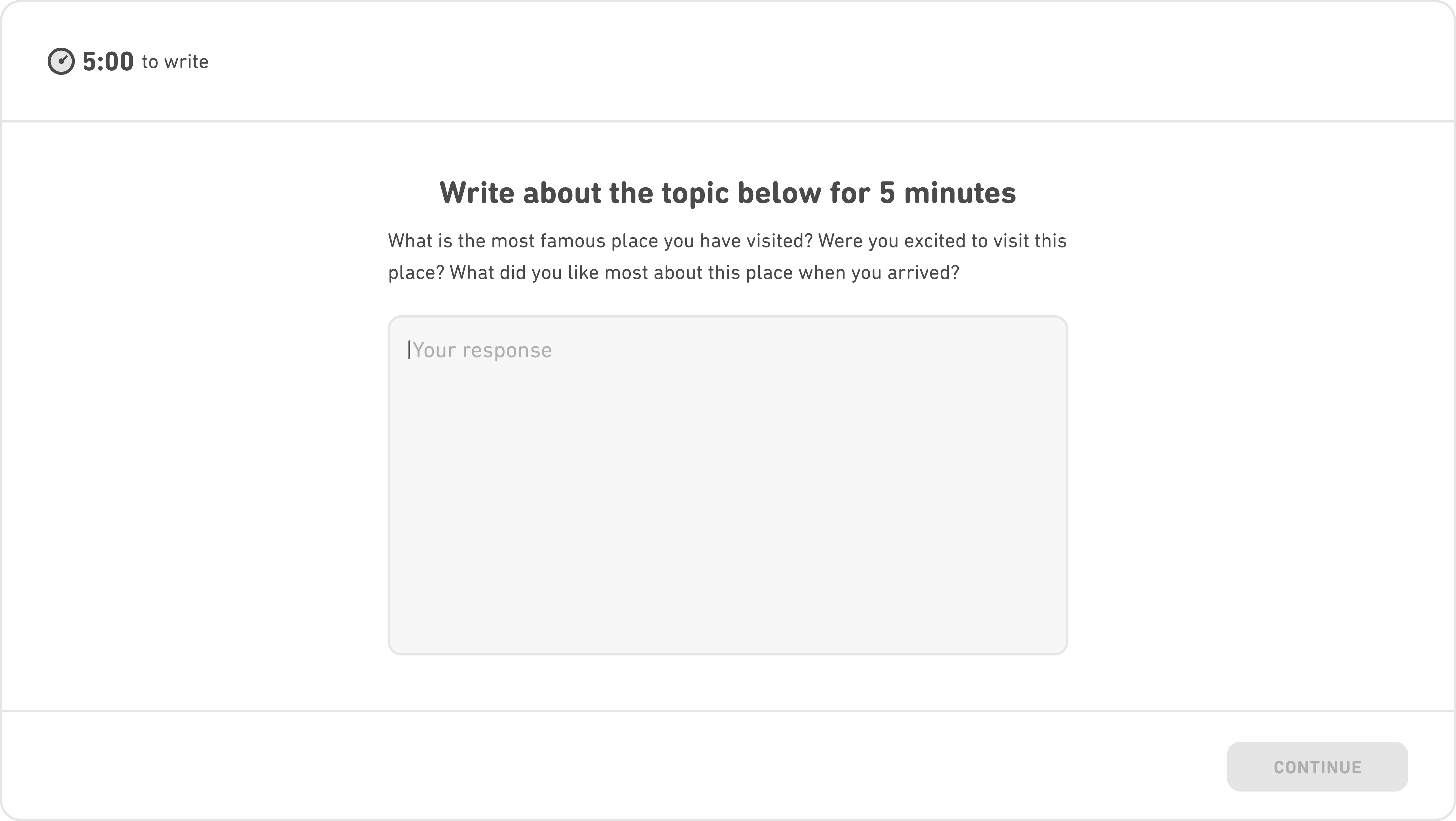 Writing Sample（写作样本） – Duolingo English Test
